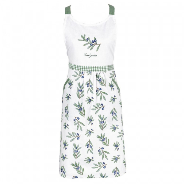 Küchenschürze / Grillschürze "Olive Garden" aus Baumwolle von Clayre & Eef